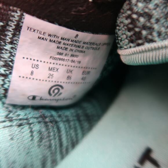 Champion Shoes Womens 8 Athletic Trainer Sneakers Knit Active Casual Run Walk - Picture 11 of 11